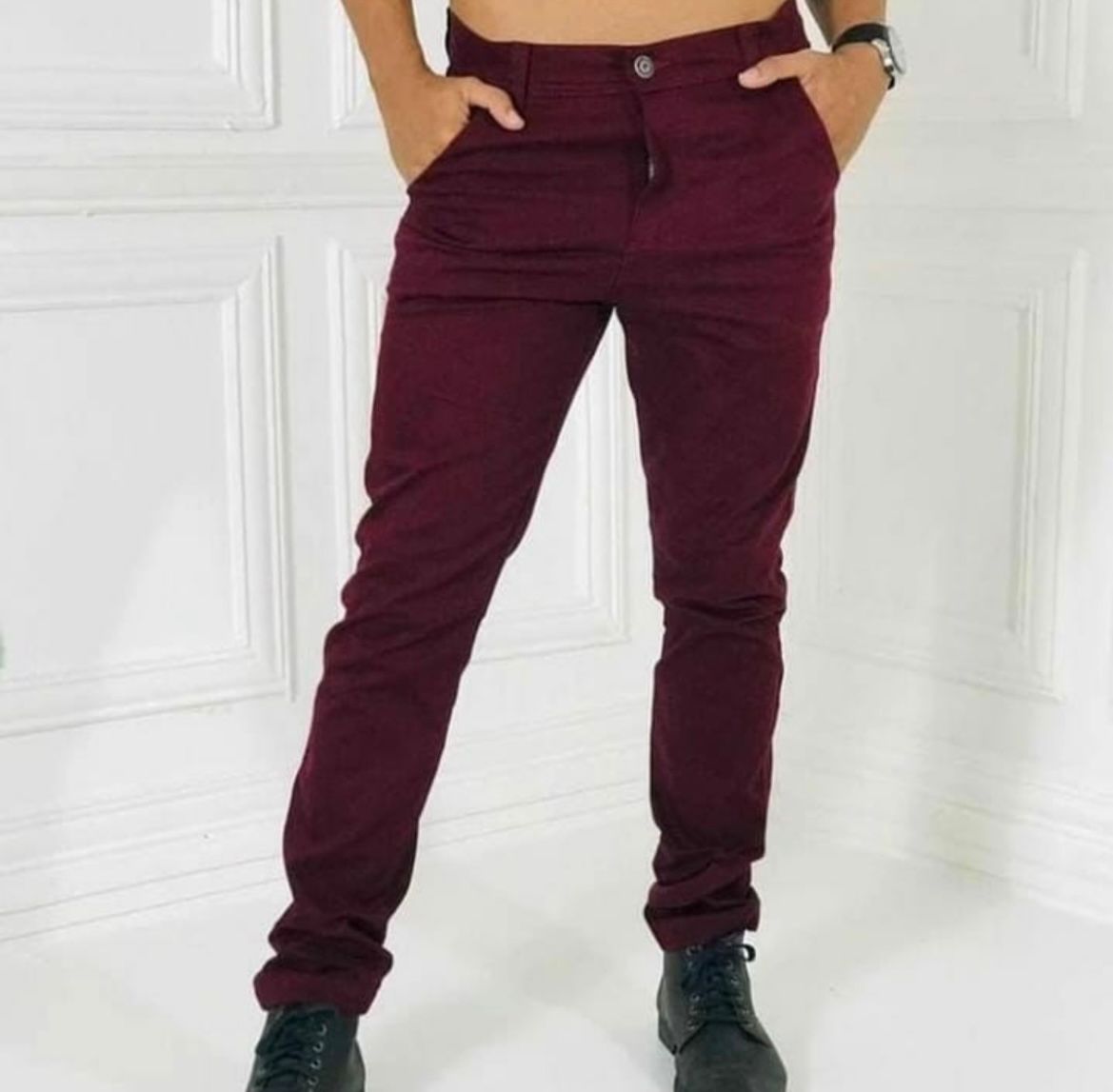 Calça Masculina em Sarja Plus Size