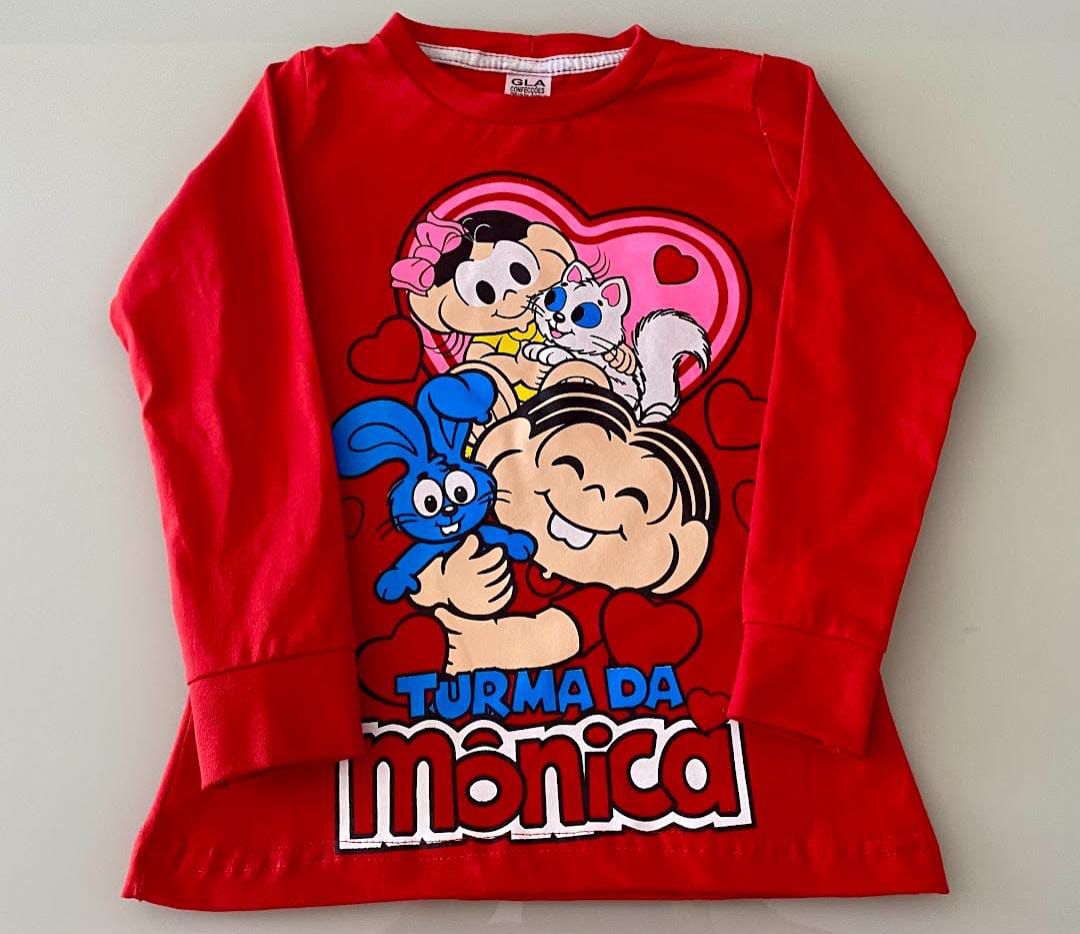 Camisetas Manga Longa Infantil de Personagens