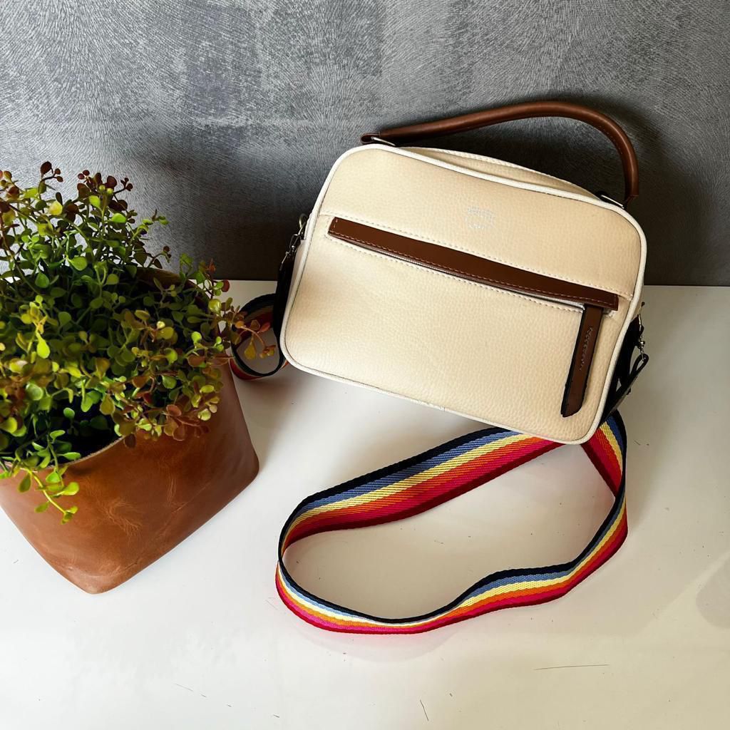 Bolsas Tiracolo Coloridas com Alça Transversal Colorida