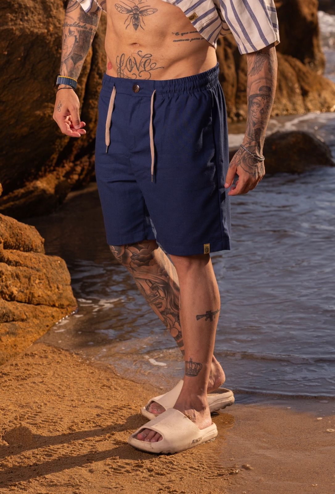 Bermudas Masculinas em Linhos