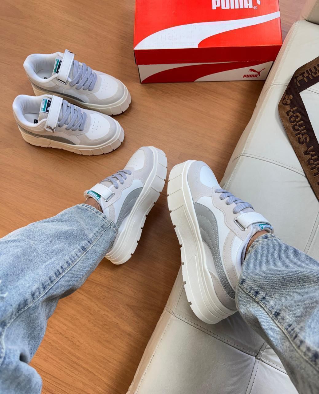 Tênis Plataforma com Velcro