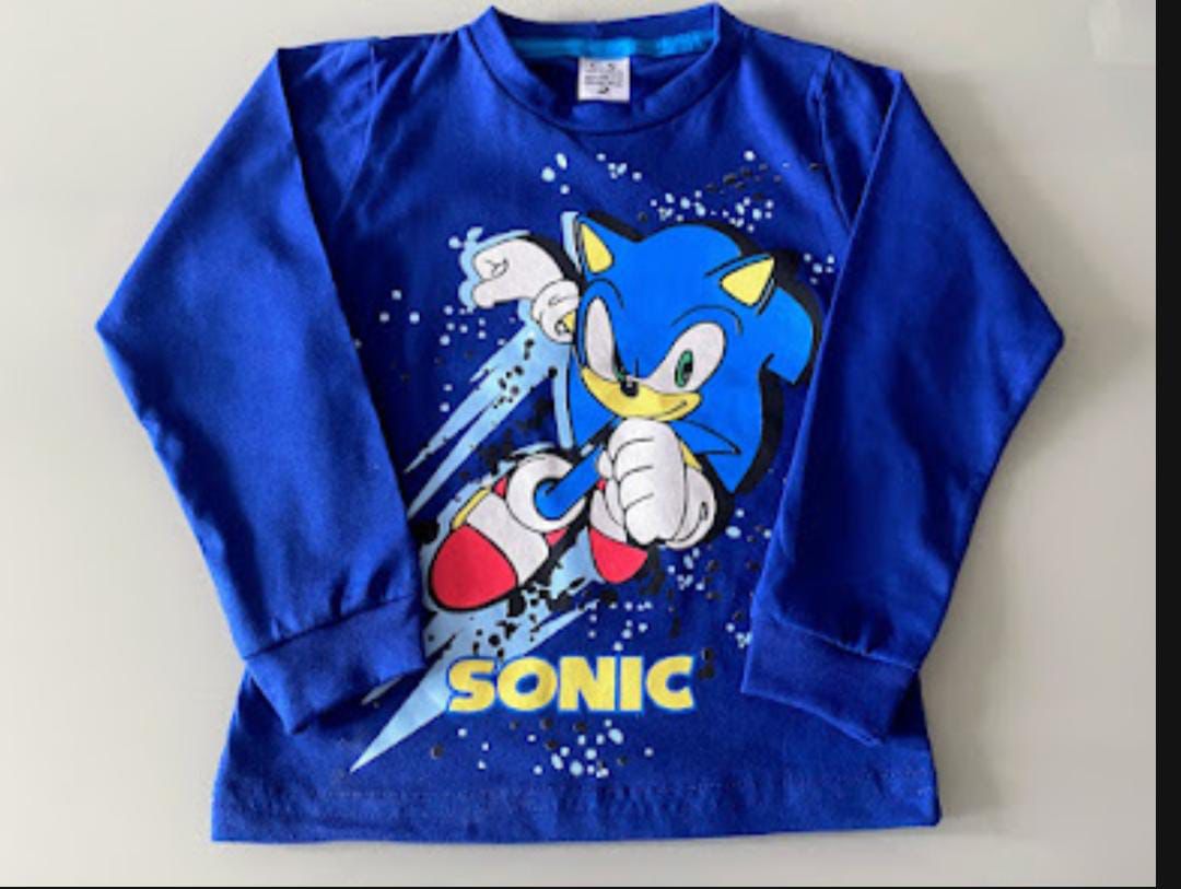 Camisetas Manga Longa Infantil de Personagens