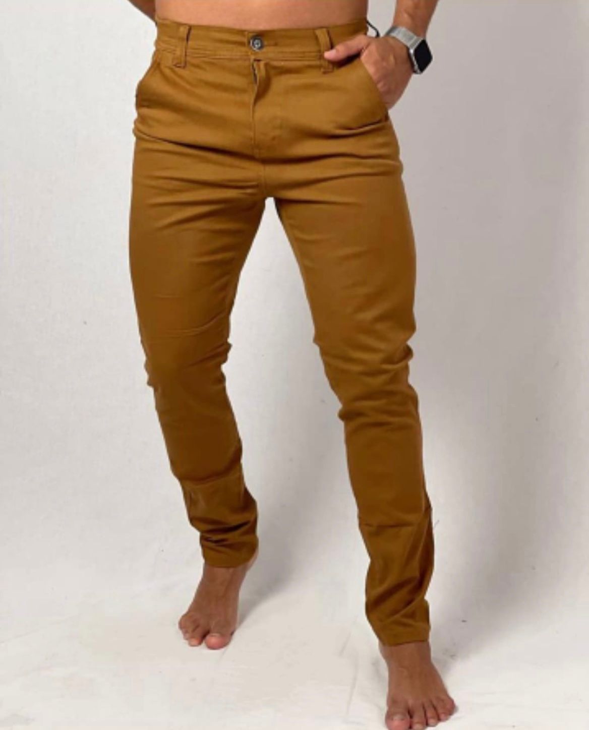 Calça Masculina em Sarja Plus Size