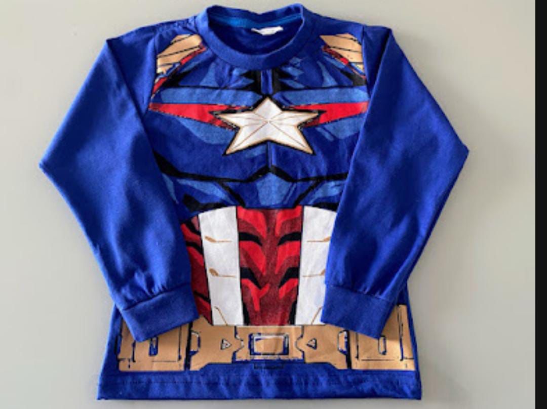 Camisetas Manga Longa Infantil de Personagens