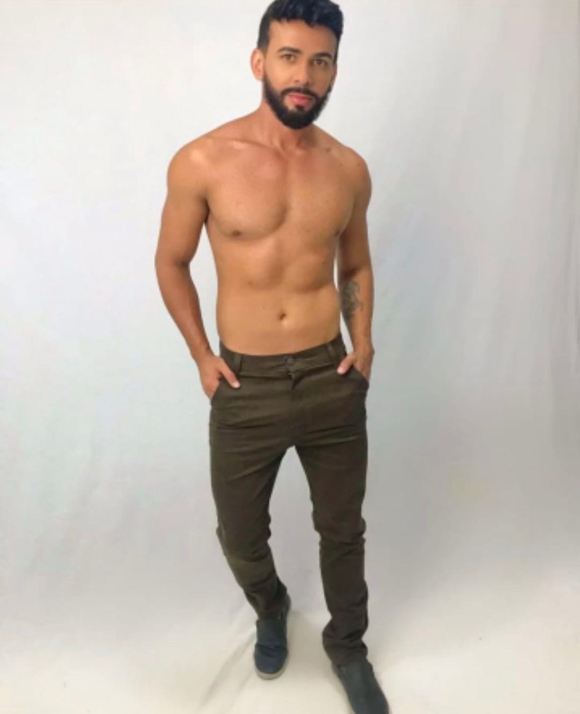 Calça Masculina em Sarja Plus Size