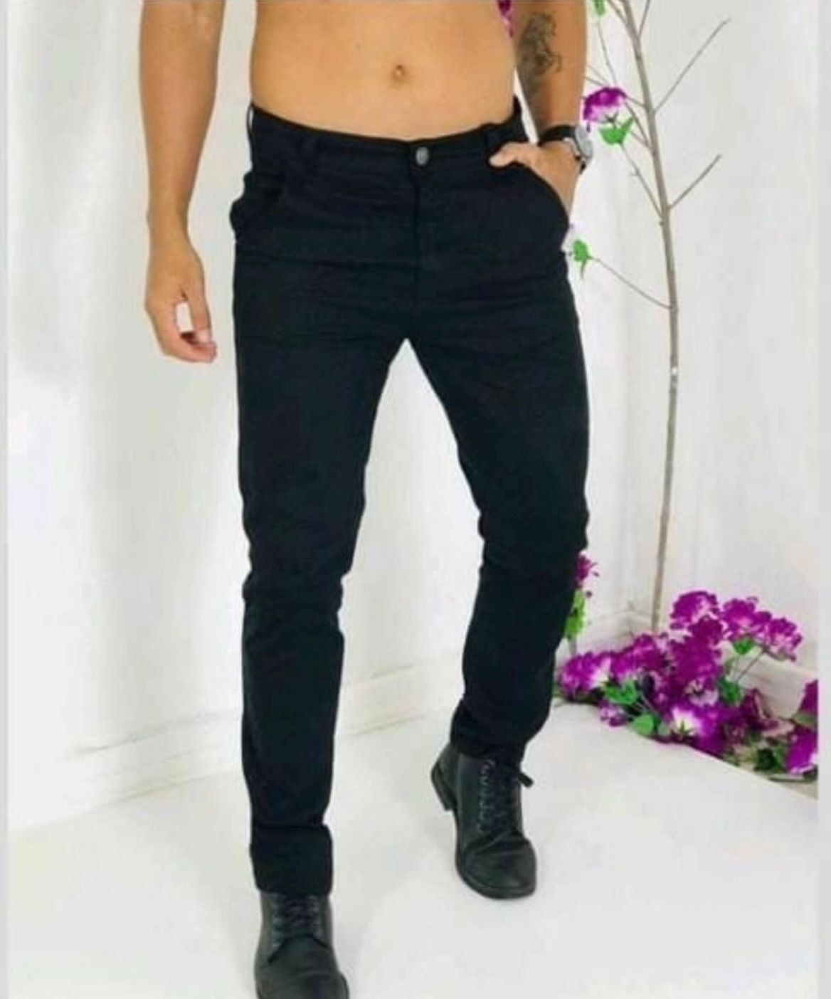 Calça Masculina em Sarja Plus Size