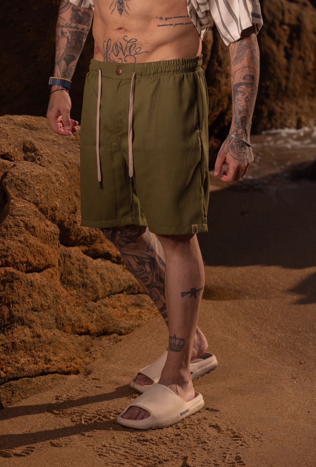 Bermudas Masculinas em Linhos