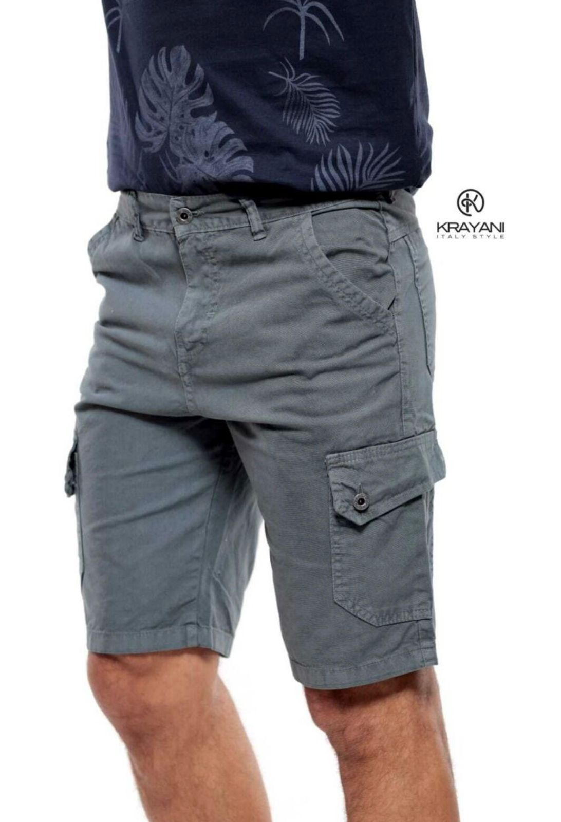 Bermudas Masculina Cargo em Sarja