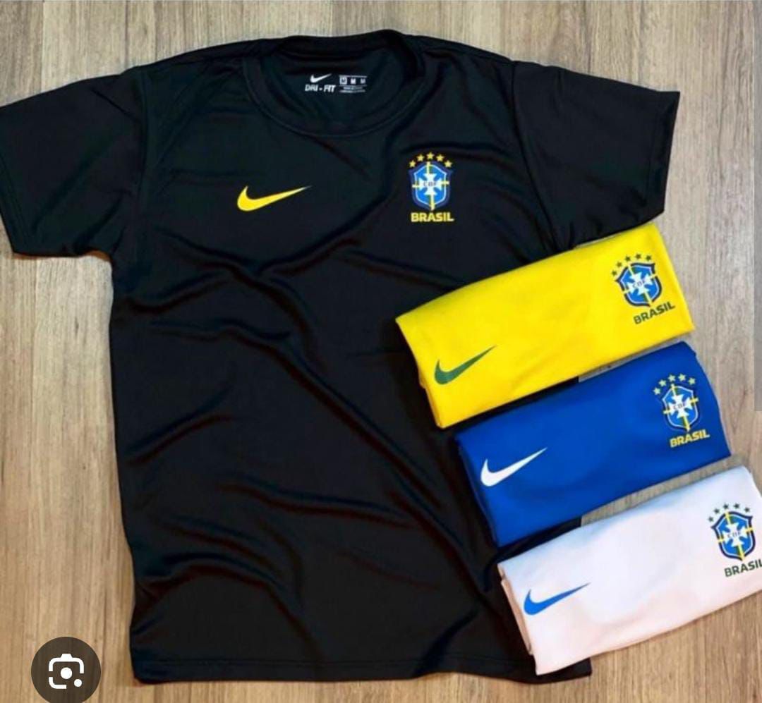 Camiseta Masculina Brasil Dri Fit