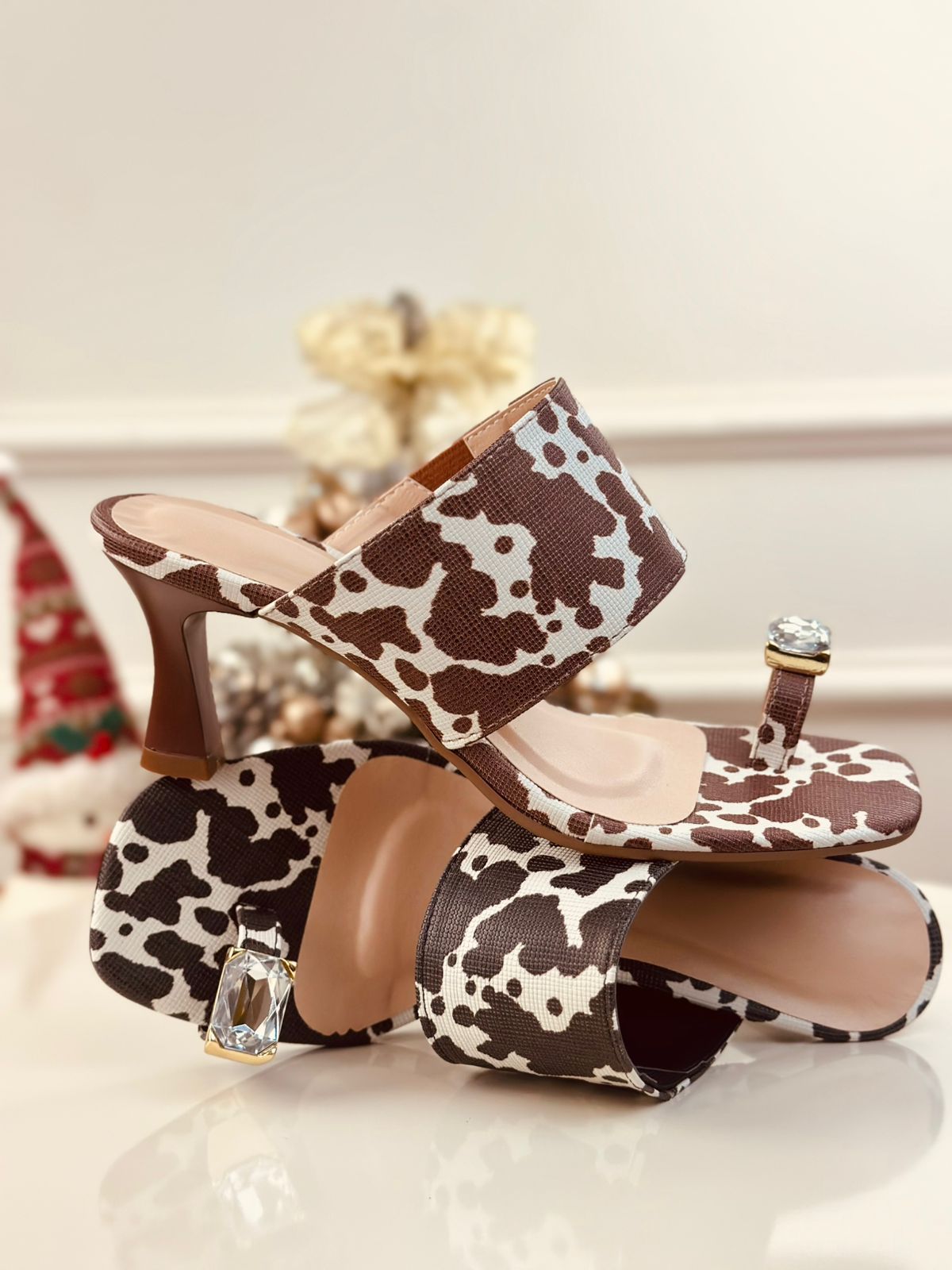 Tamanco Dedo Animal Print