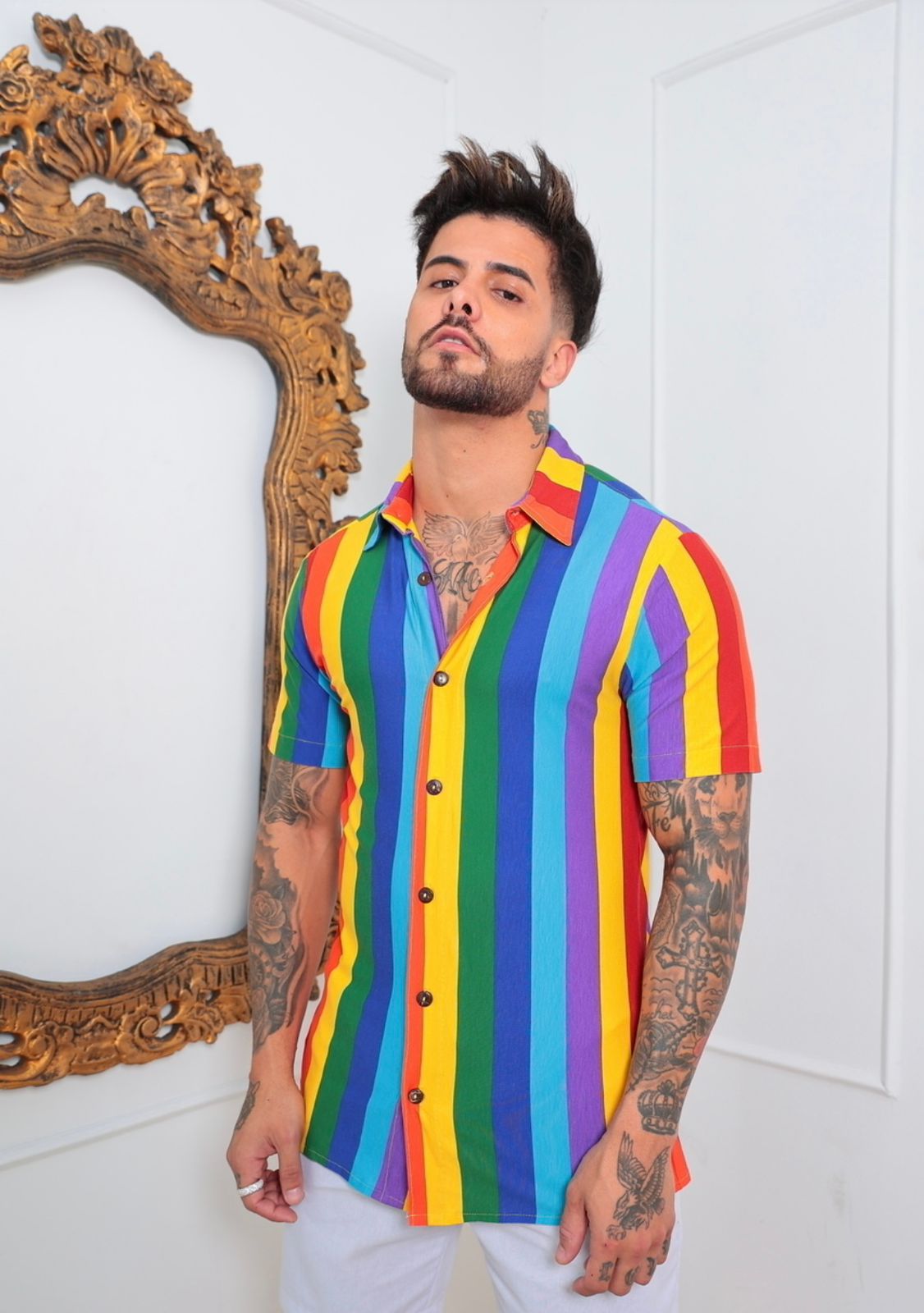 Camisa Pride Colorida