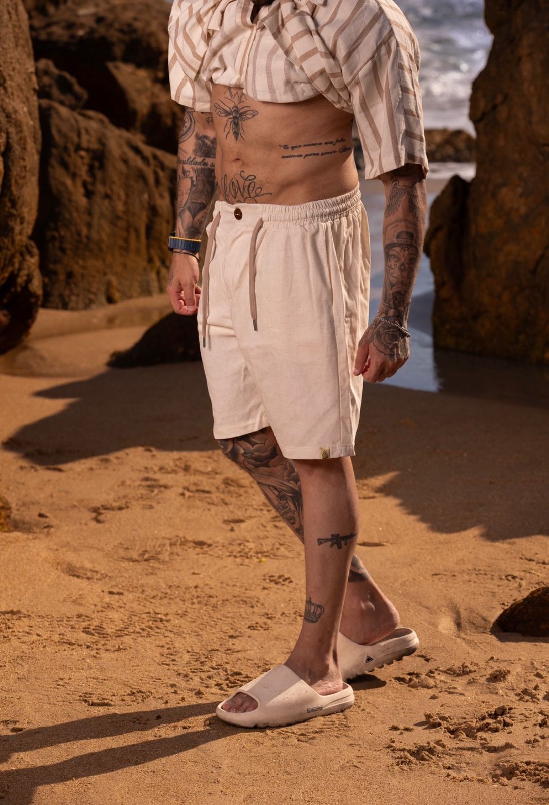 Bermudas Masculinas em Linhos