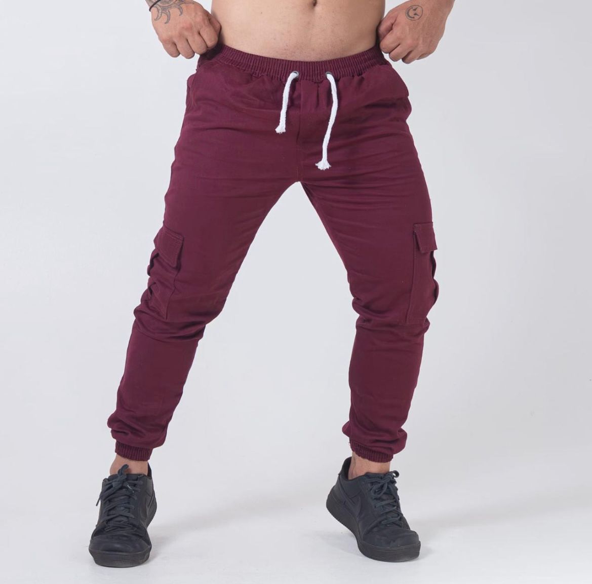 Calça Cargo em Sarja Masculina