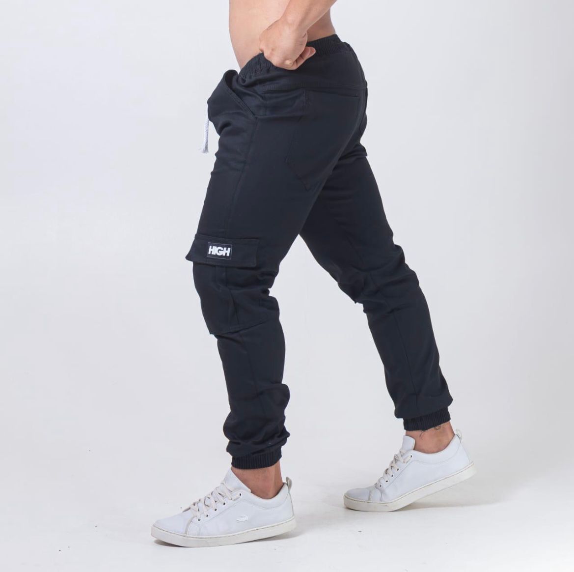 Calça Cargo em Sarja Masculina