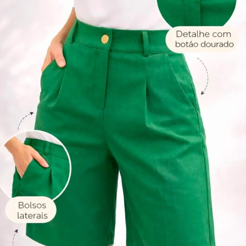 Bermudas Femininas em Alfaiataria
