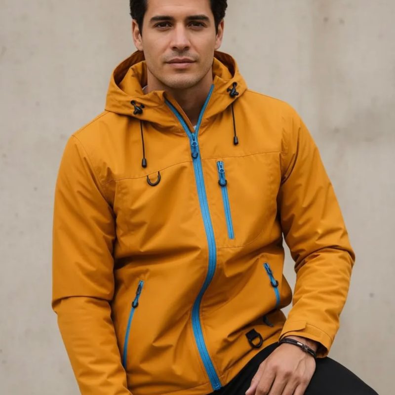 Jaqueta Bobojaco Masculina Corta Vento com Capuz