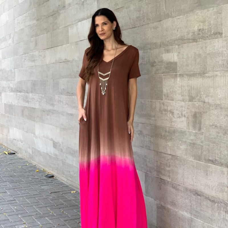 Vestido Longo Degrade