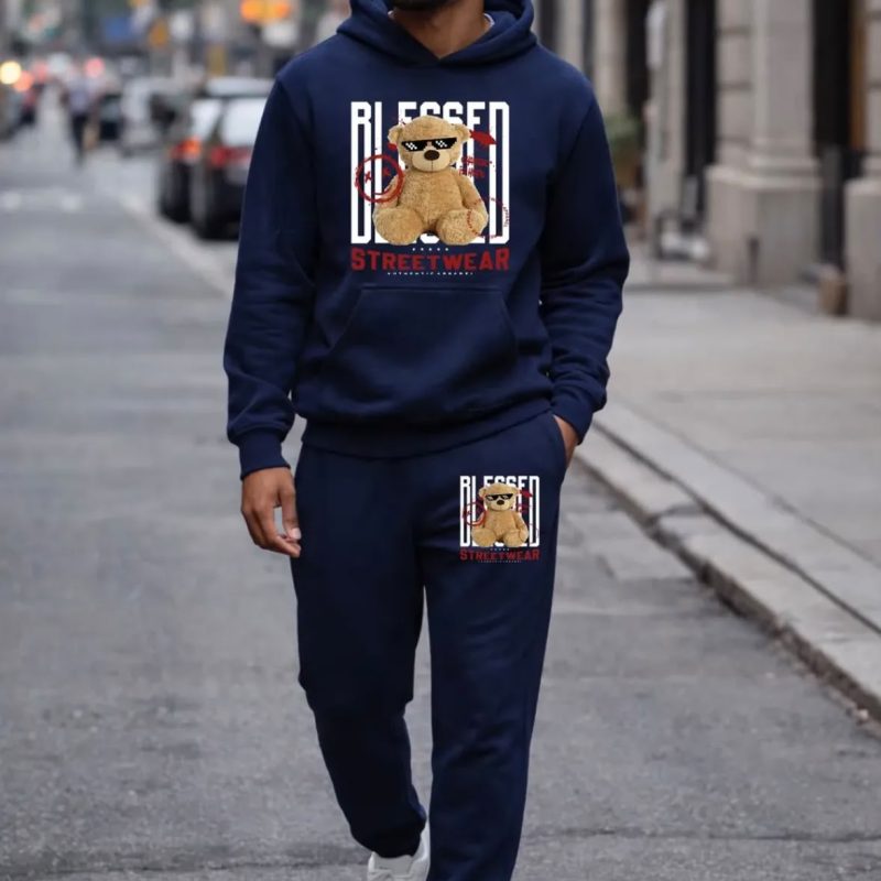 Conjunto Masculino de Moletom Blessed