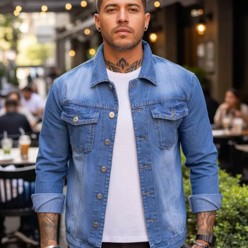Jaquetas Jeans Masculina