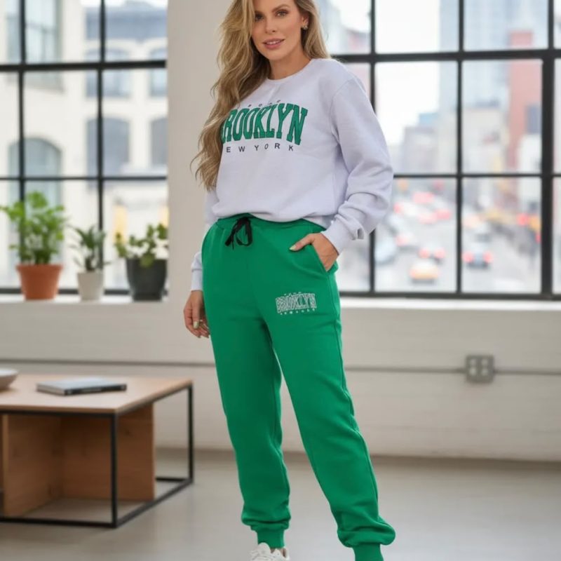 Conjunto Feminino de Moletom Brooklyn