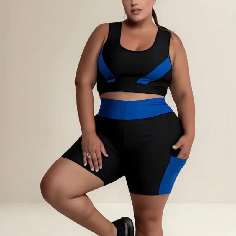 Conjunto Feminino de Academia Short e Top