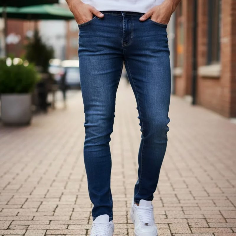 Calça jeans masculina skinny