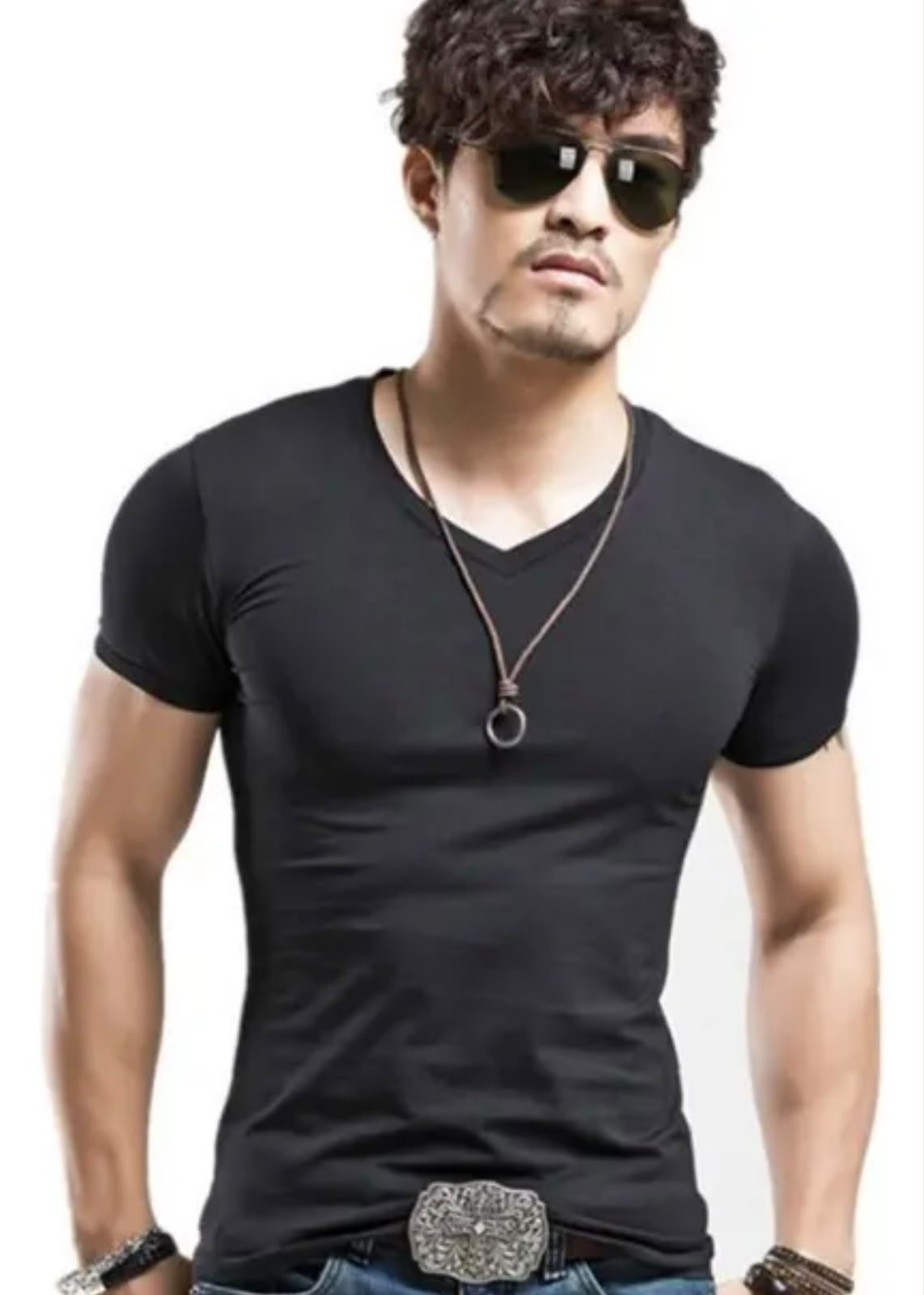 Camisetas Masculina em Gola V - Imagem 6