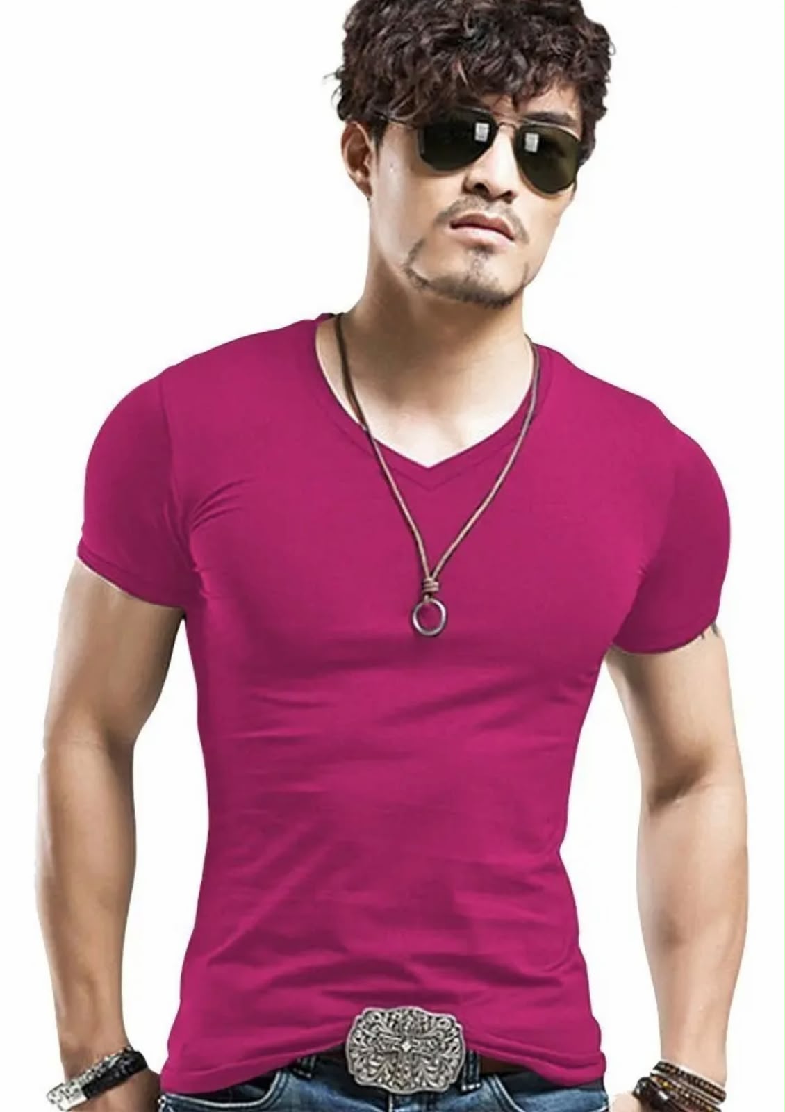 Camisetas Masculina em Gola V