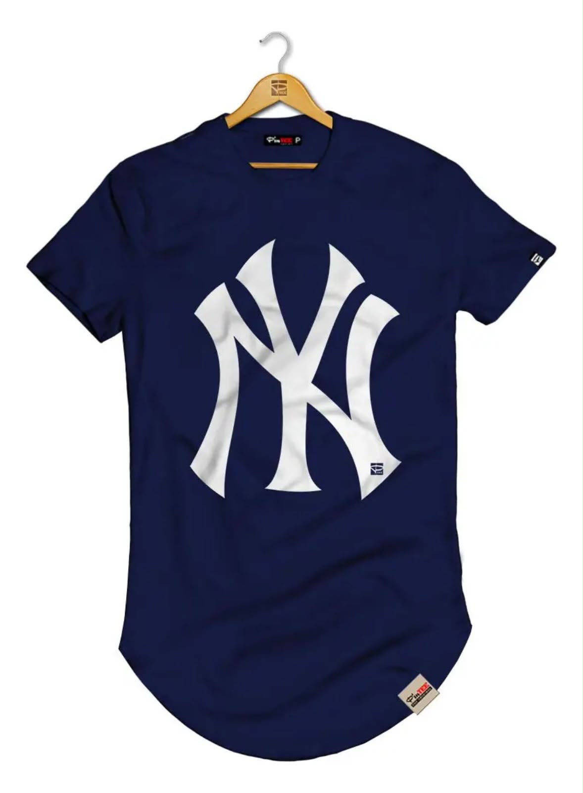 Camisetas Masculina Longline Manga Curta New York - Imagem 6