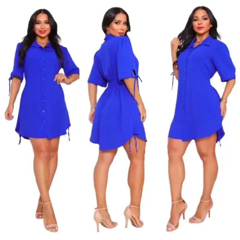 Chemise Feminina com Manga 3/4