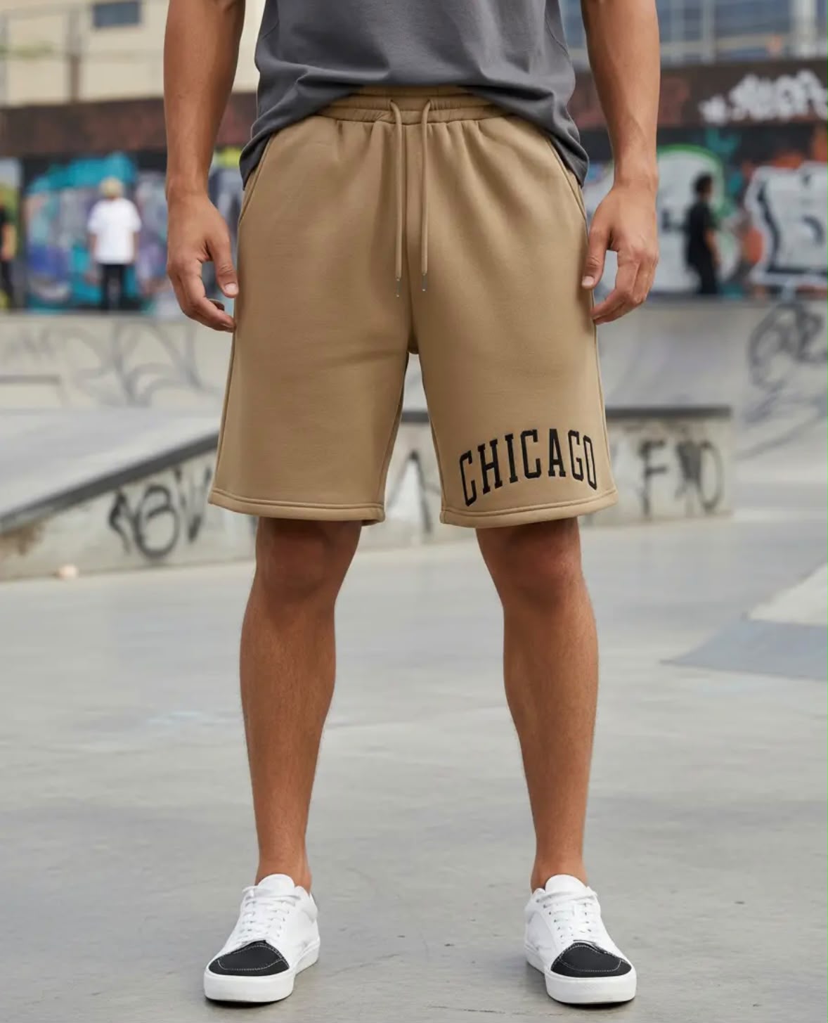 Bermuda Masculina de Moletom Chicago