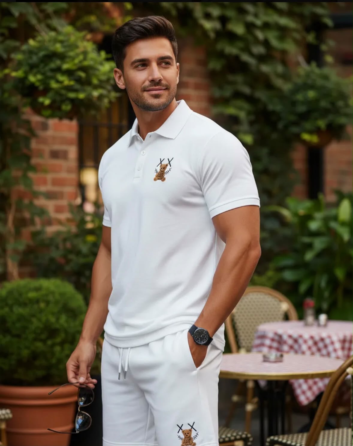 Conjuntos Masculino Camiseta Gola Polo e Bermuda - Imagem 6