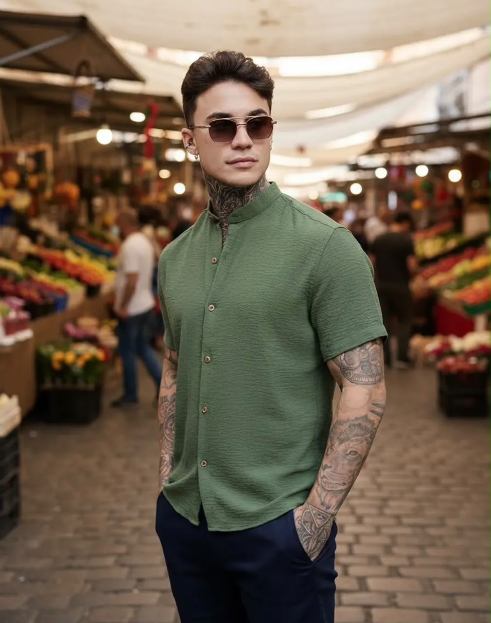 Camisas Social Masculina Slim - Imagem 2
