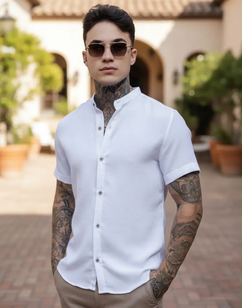 Camisas Social Masculina Slim - Imagem 7