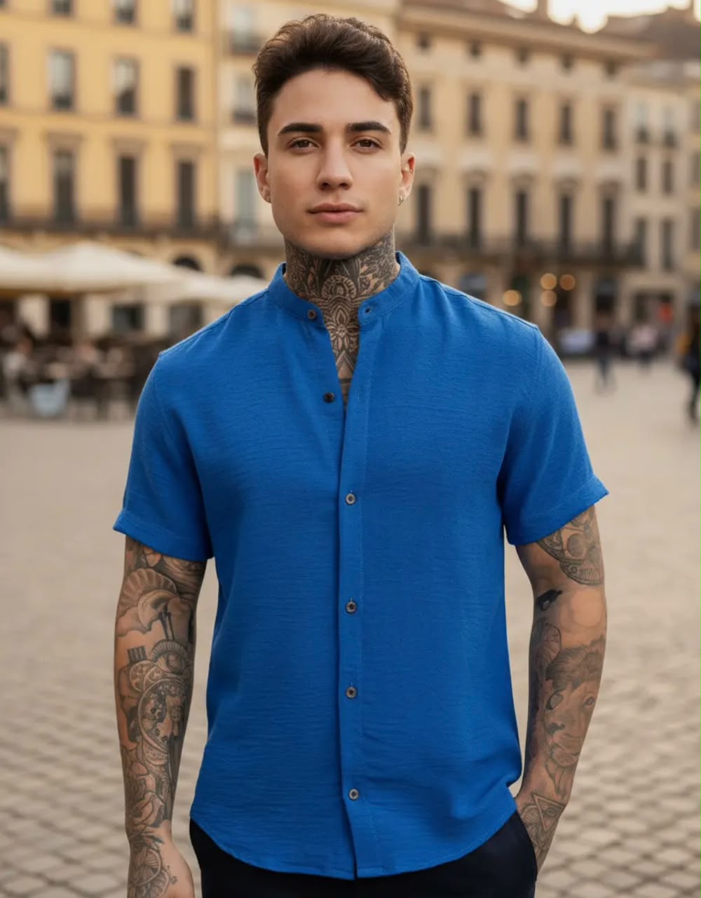 Camisas Social Masculina Slim