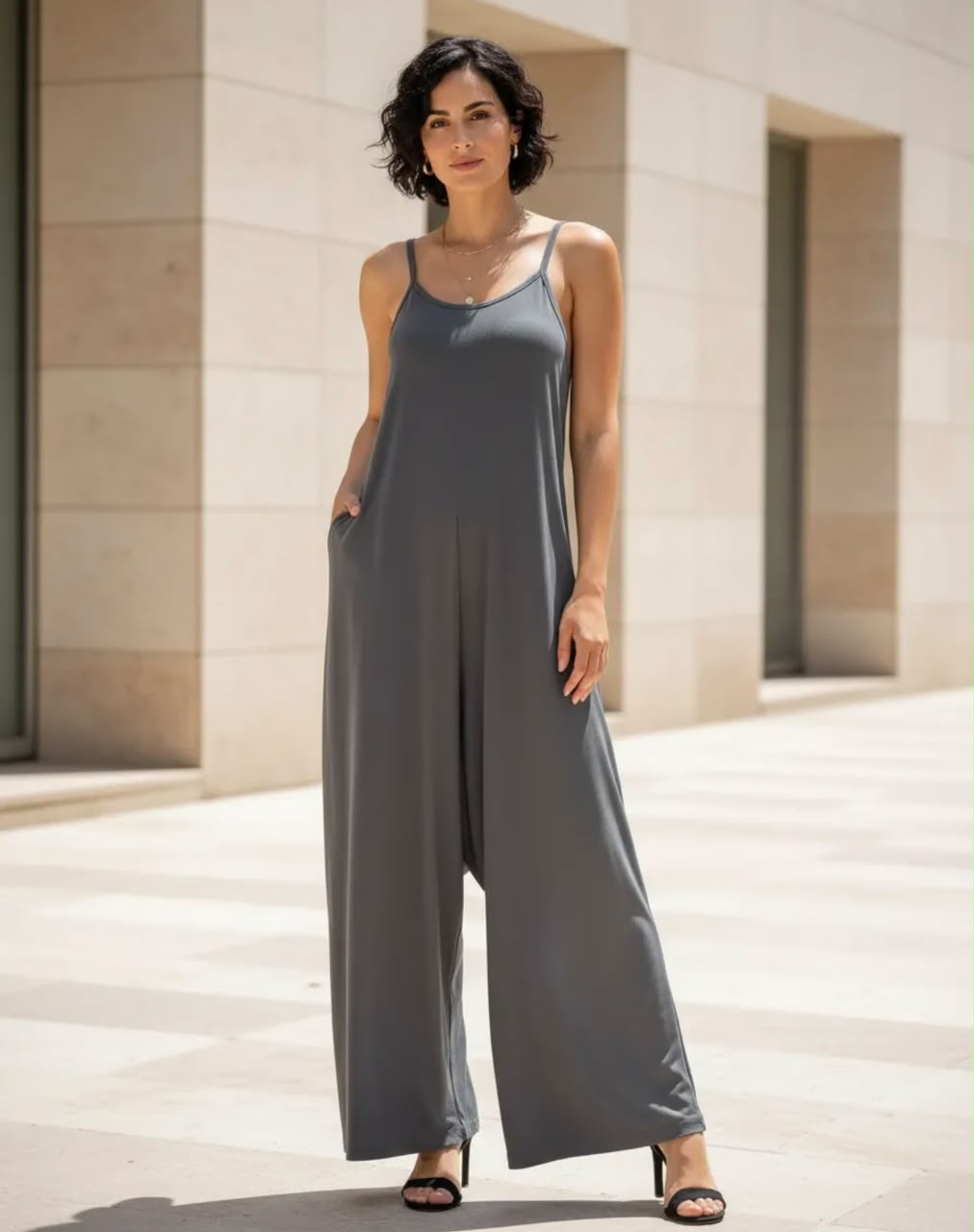 Macacão Longo Pantalona de Alcinha - Imagem 3