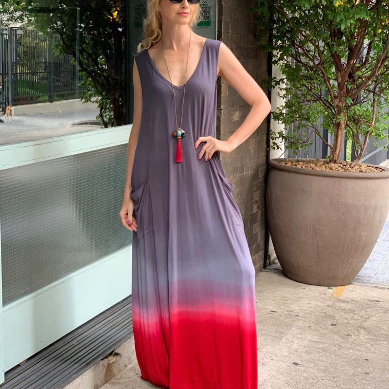 Vestido Longo Degradê