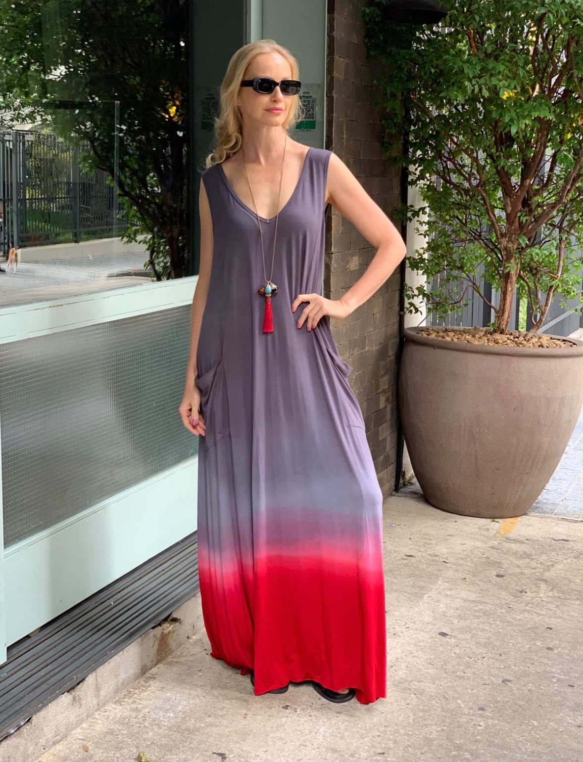 Vestido Longo Degradê