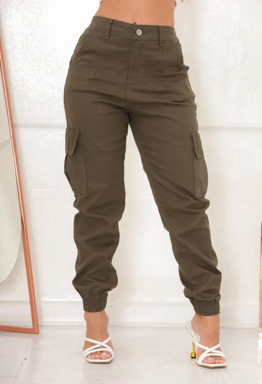 Calças Jogger Feminina em Sarja - Imagem 3