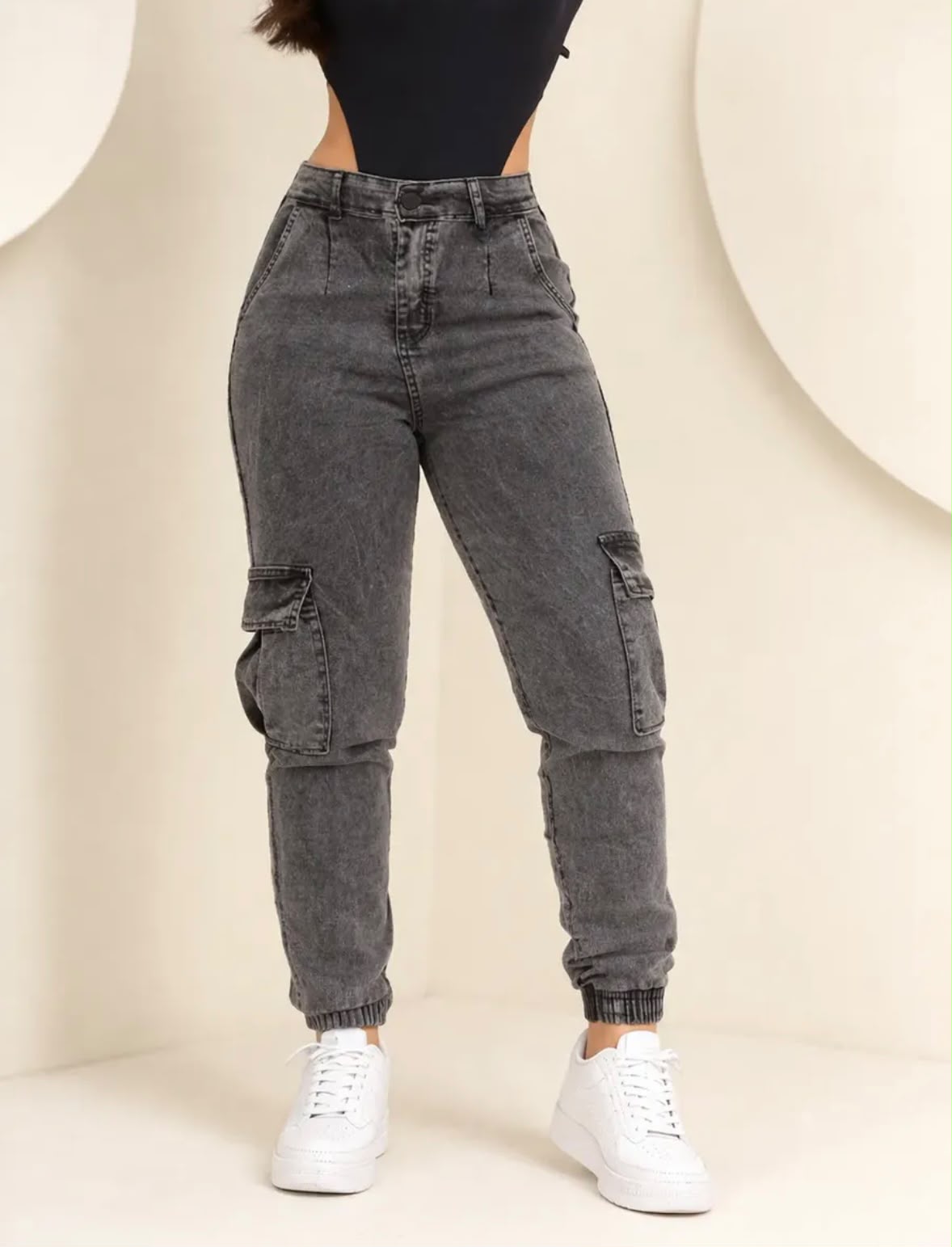Calças Jogger Feminina em Sarja - Imagem 4