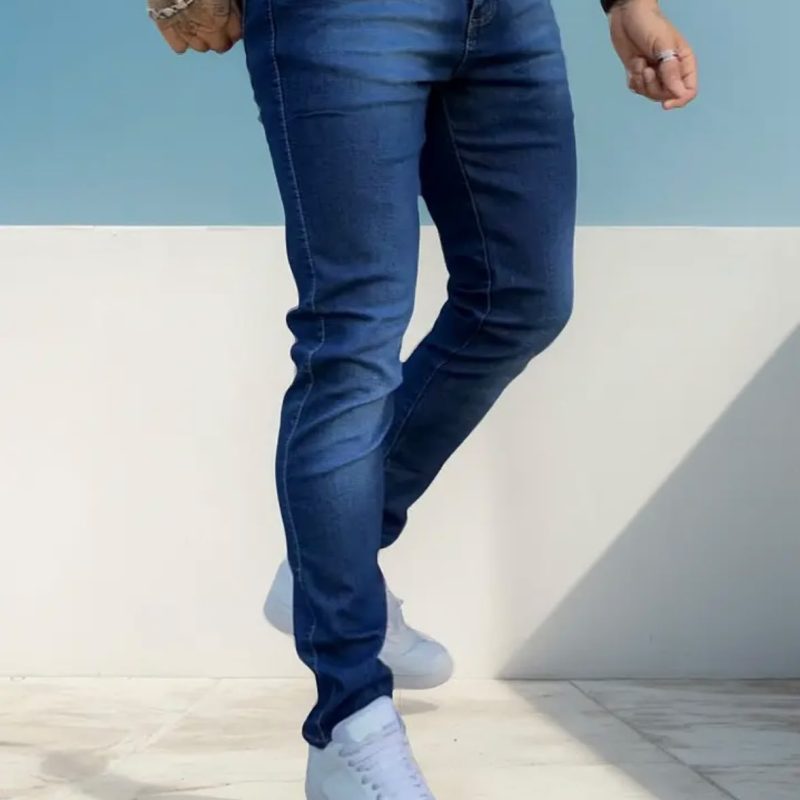 Calça Jeans Skinny Masculina Básica
