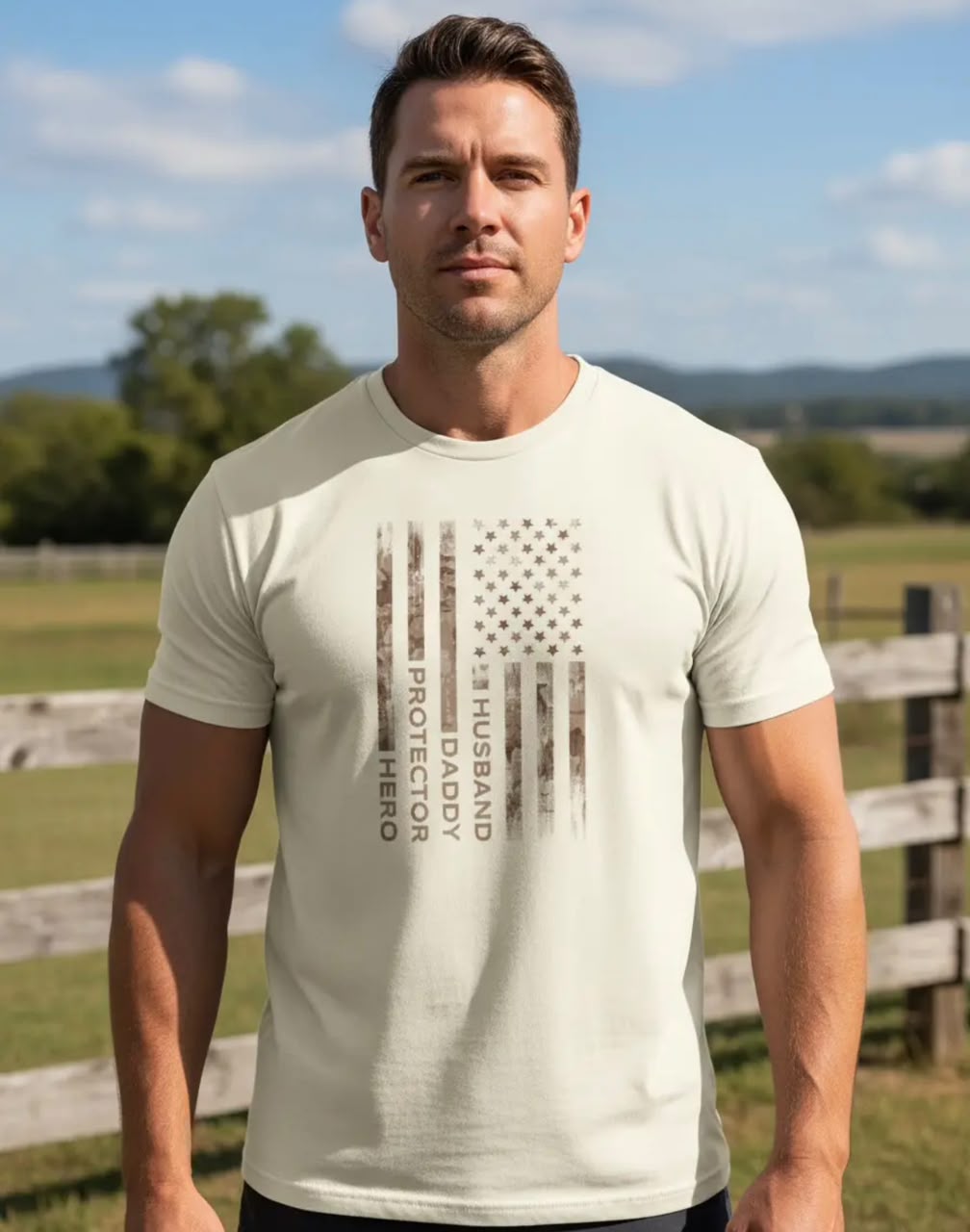 Camisetas Masculina Bandeira dos USA - Imagem 3