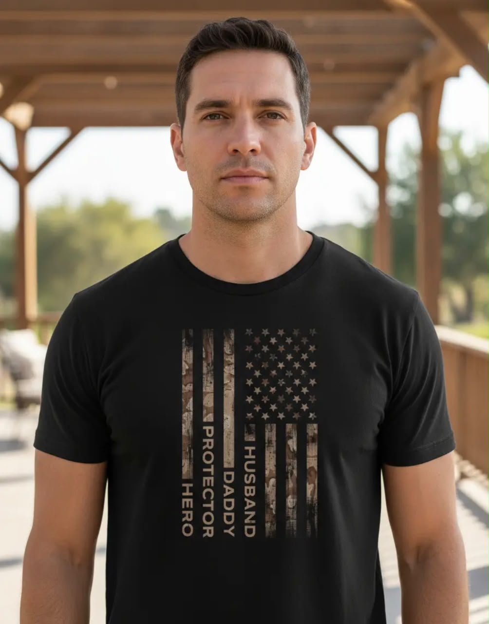 Camisetas Masculina Bandeira dos USA - Imagem 4
