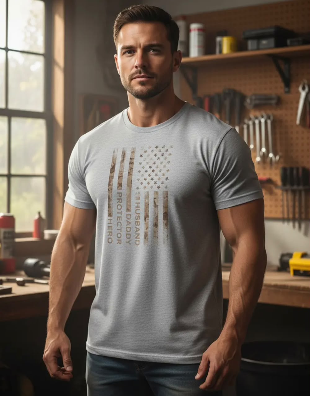 Camisetas Masculina Bandeira dos USA - Imagem 5