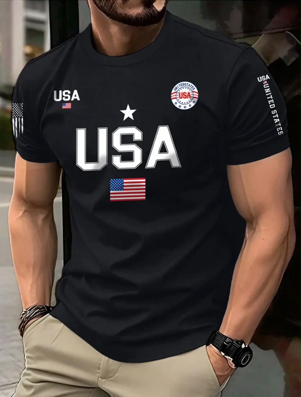 Camisetas Masculina USA - Imagem 4