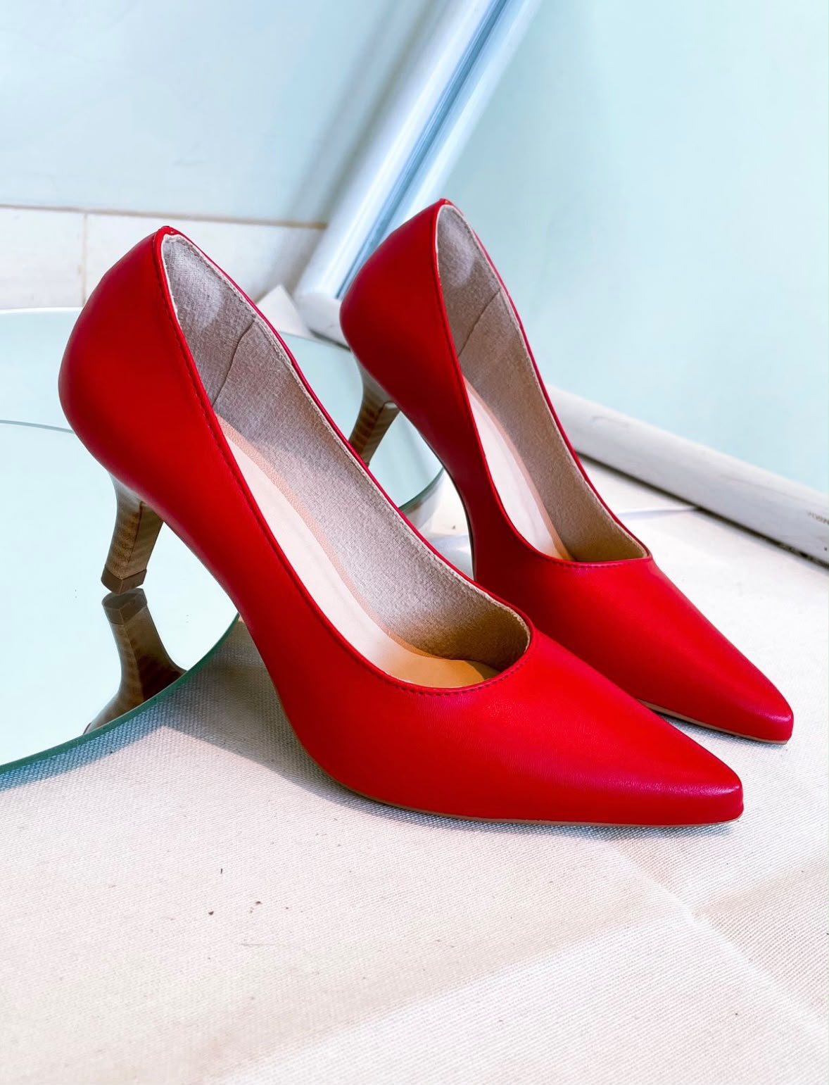 Scarpin Salto Regato Lisos 5 cm