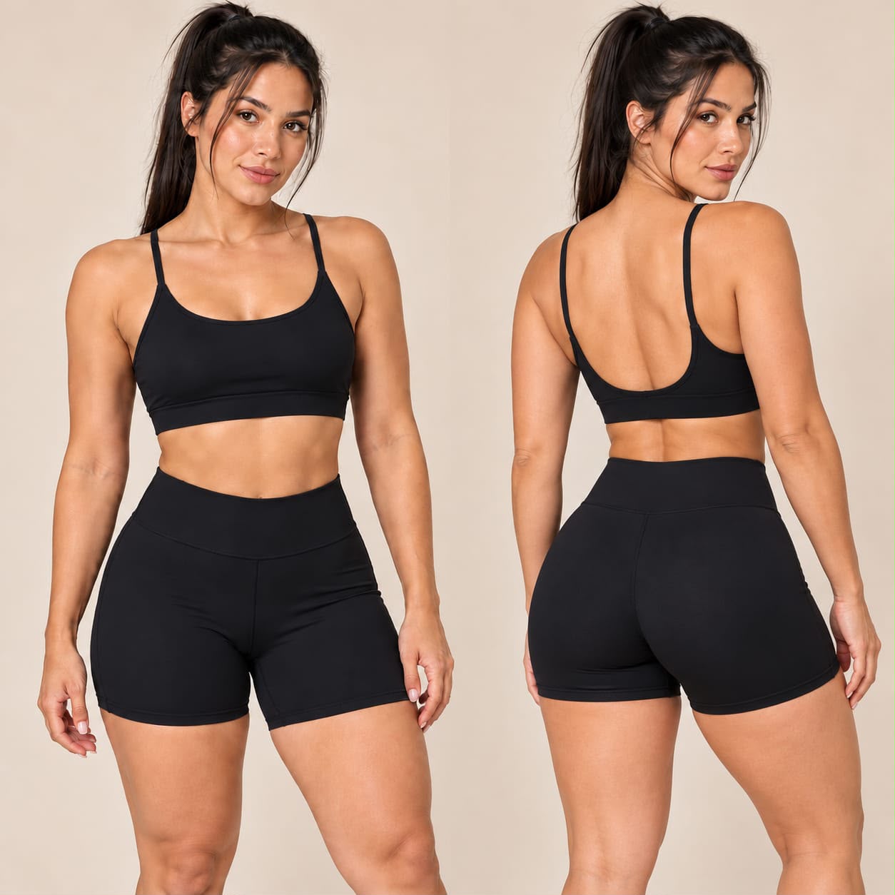 Conjuntos Fitness Feminino Academia Short com Top - Imagem 2