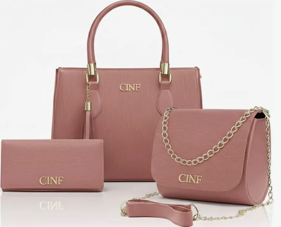 Kit de Bolsas Feminina com 3 Peças - Imagem 3