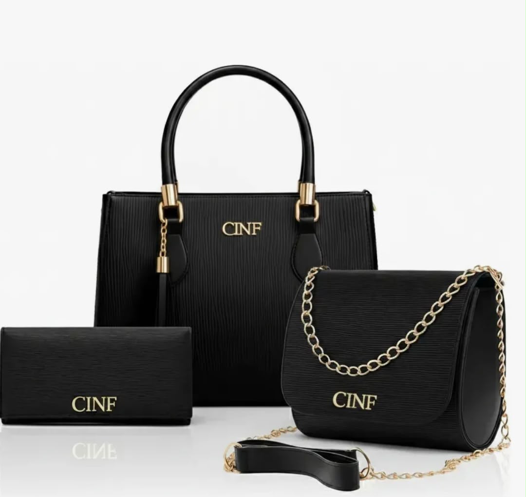 Kit de Bolsas Feminina com 3 Peças - Imagem 5