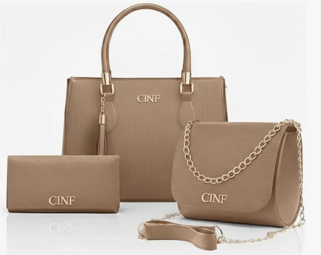 Kit de Bolsas Feminina com 3 Peças - Imagem 7